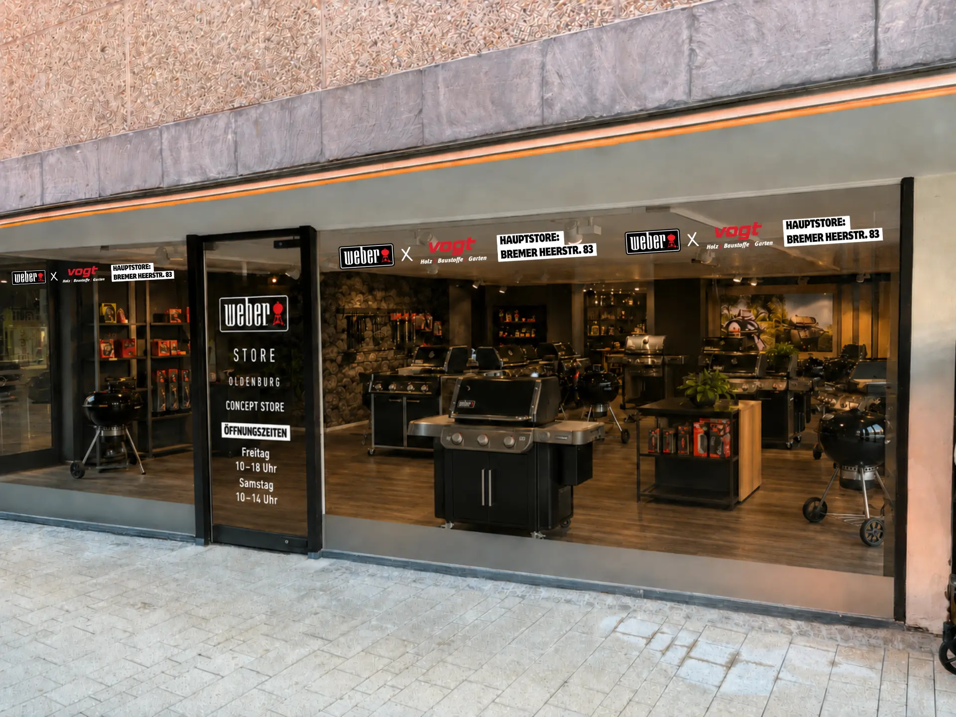 Schaufenster des Weber Concept Store im Herbartgang
